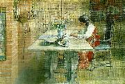 Carl Larsson hilda USA oil painting artist